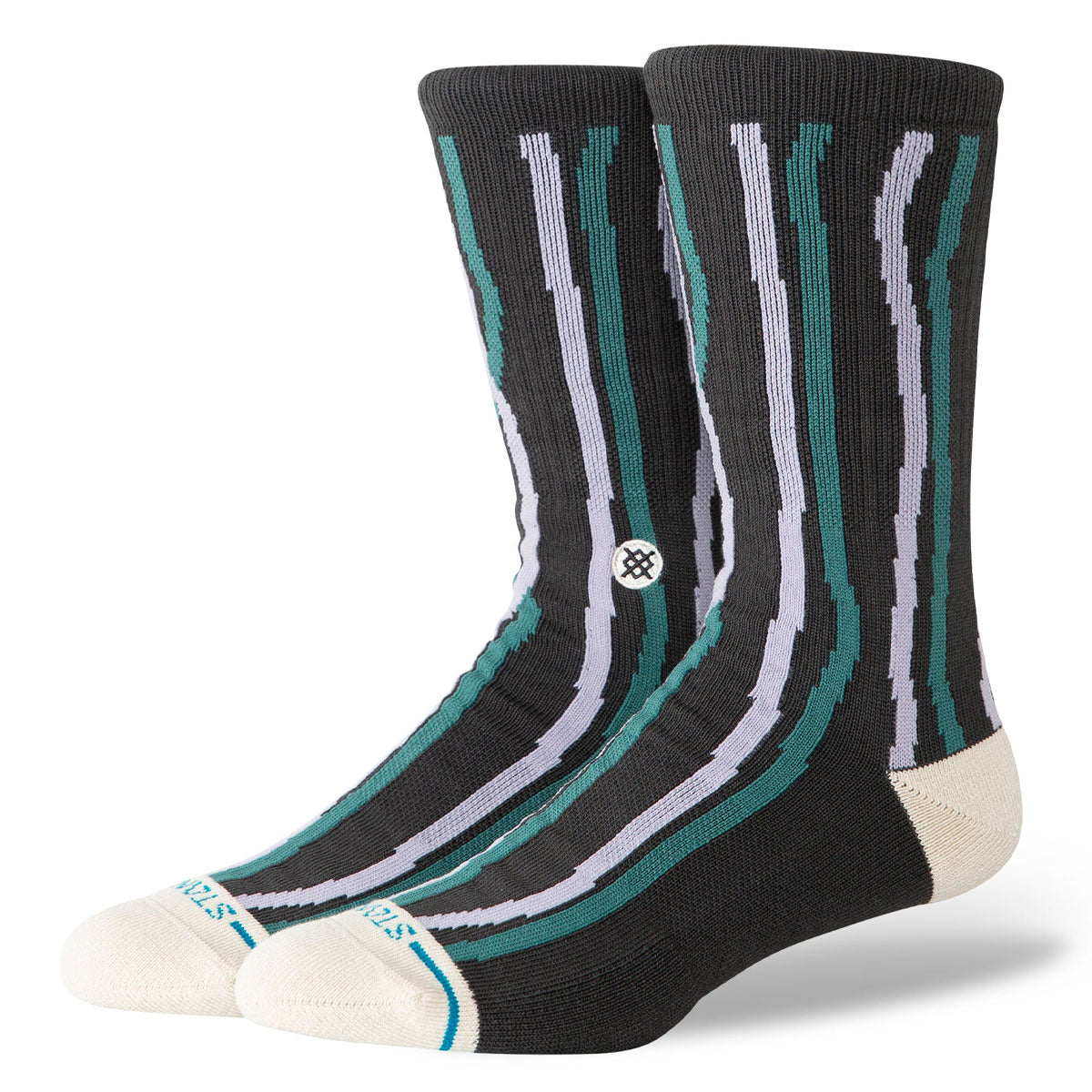 Stance Kelp Crew Socks - Charcoal image 1
