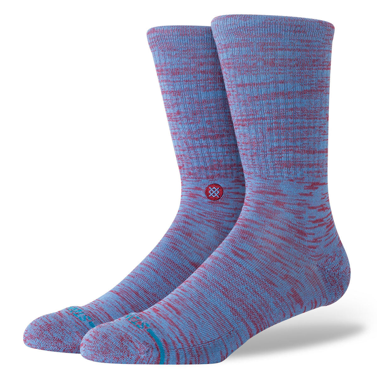 Stance Marled Crew Socks - Capriblue image 1