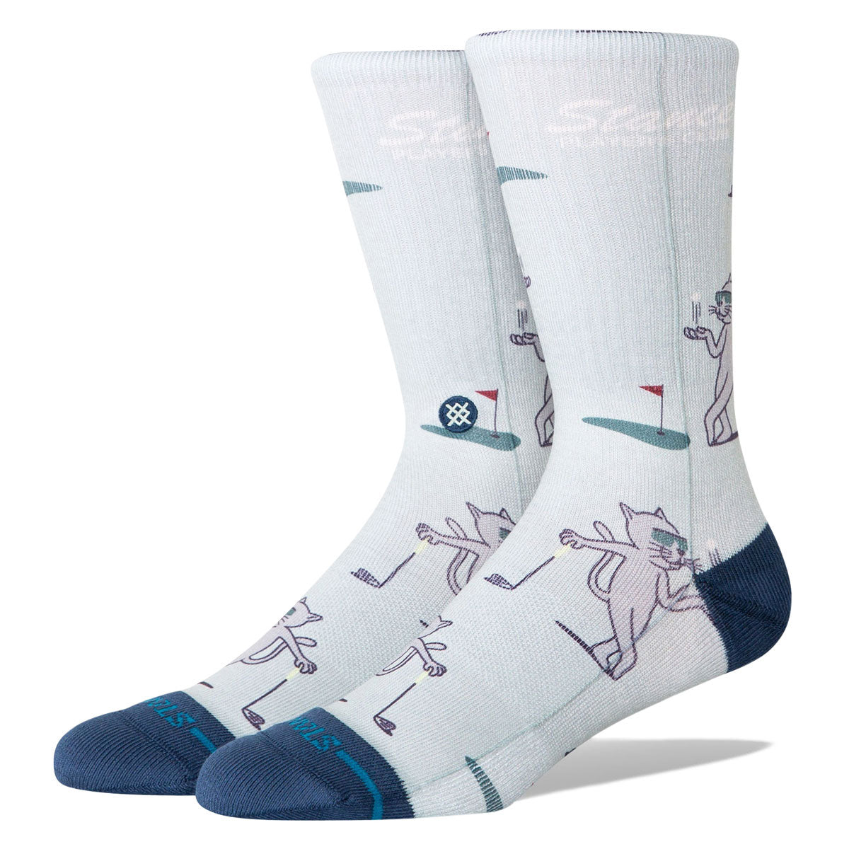 Stance Players Club Crew Socks - Green image 1