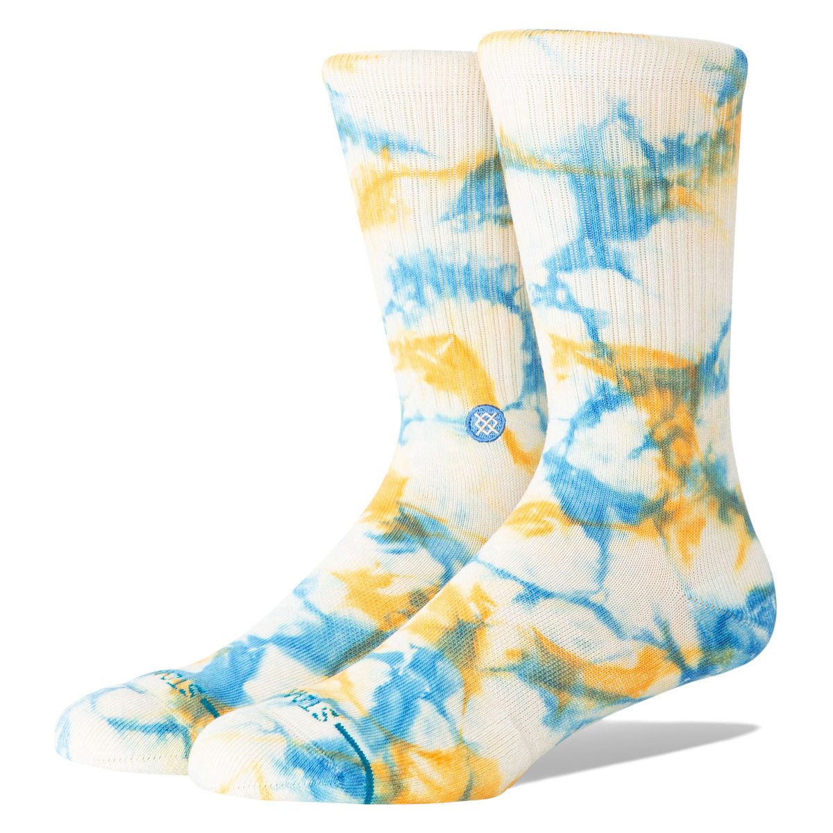 Stance Spotty Dye Crew Socks - Mango image 1
