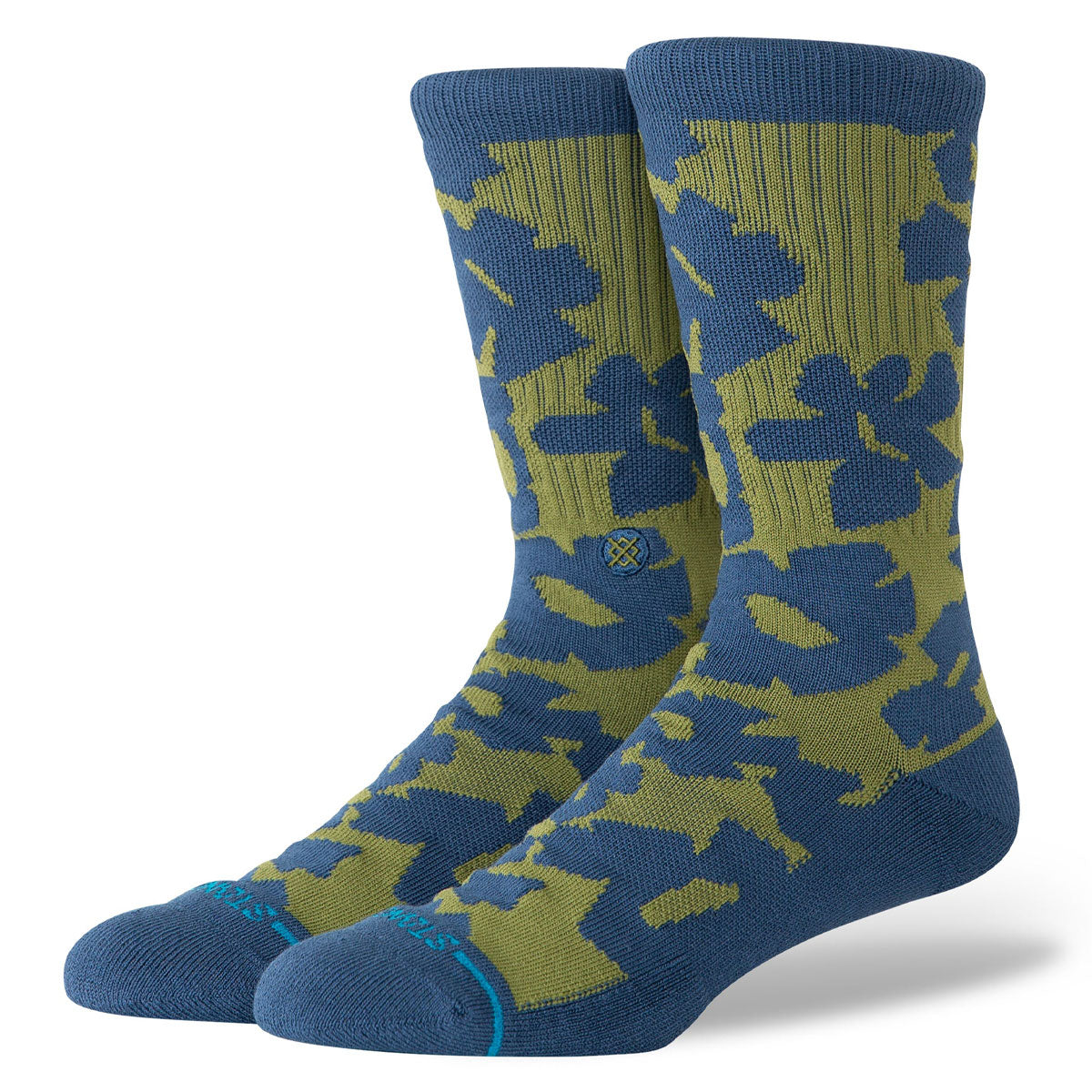 Stance Stomped Crew Socks - Olive image 1