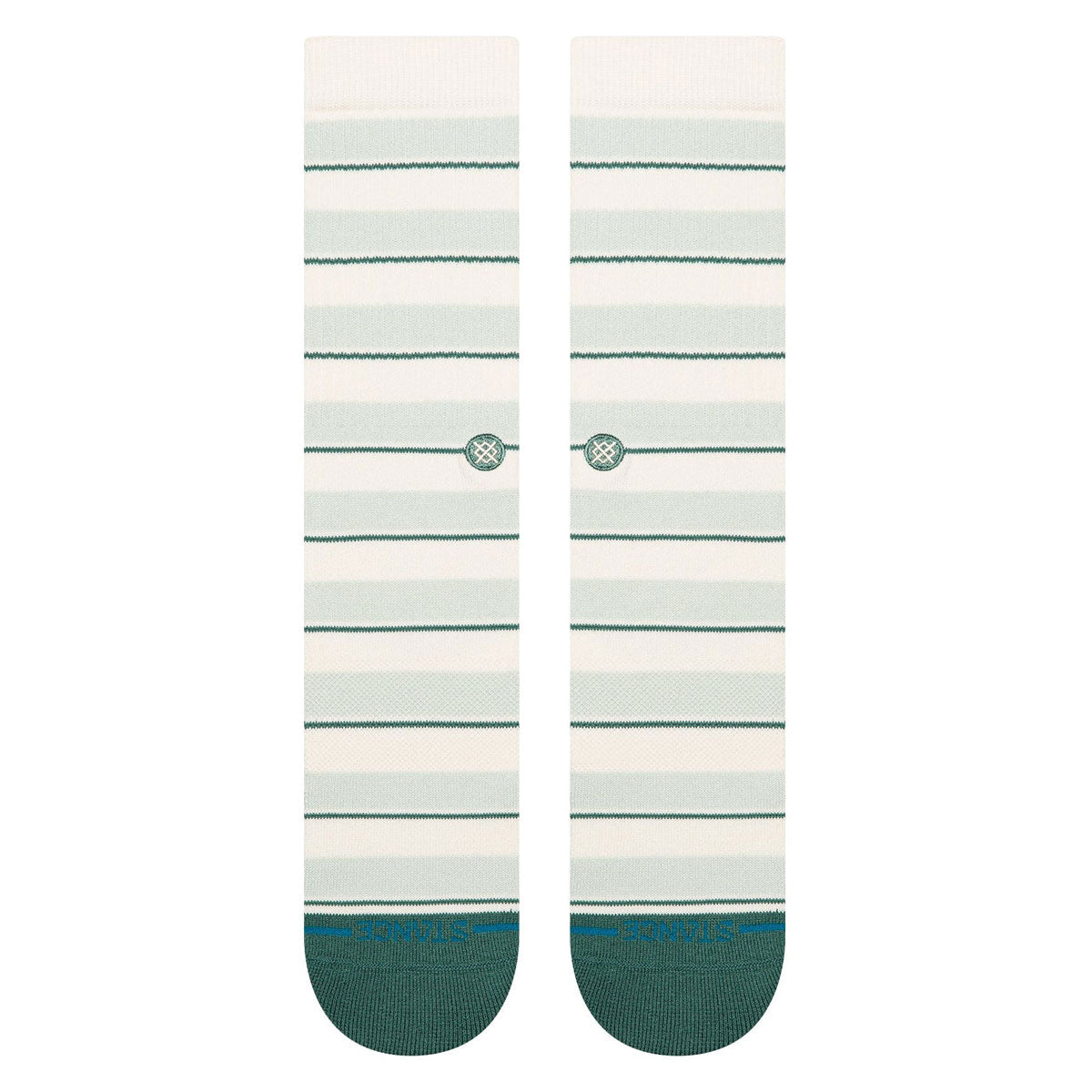 Stance Striped It Crew Socks - Teal image 2