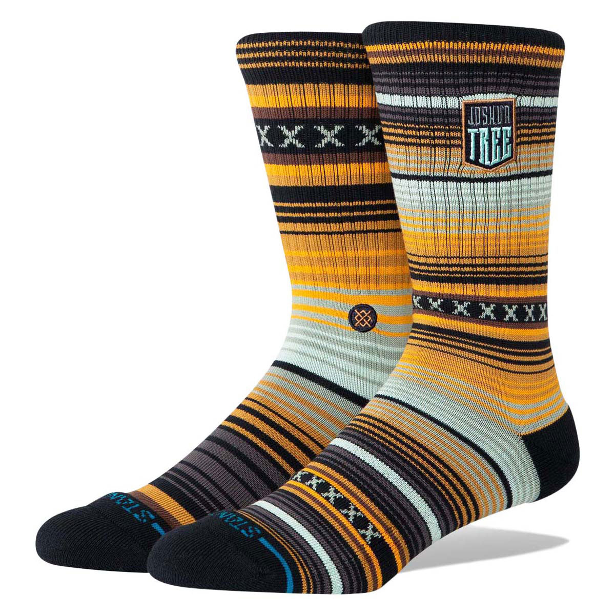 Stance Curren Parks Crew Socks - Gold image 1