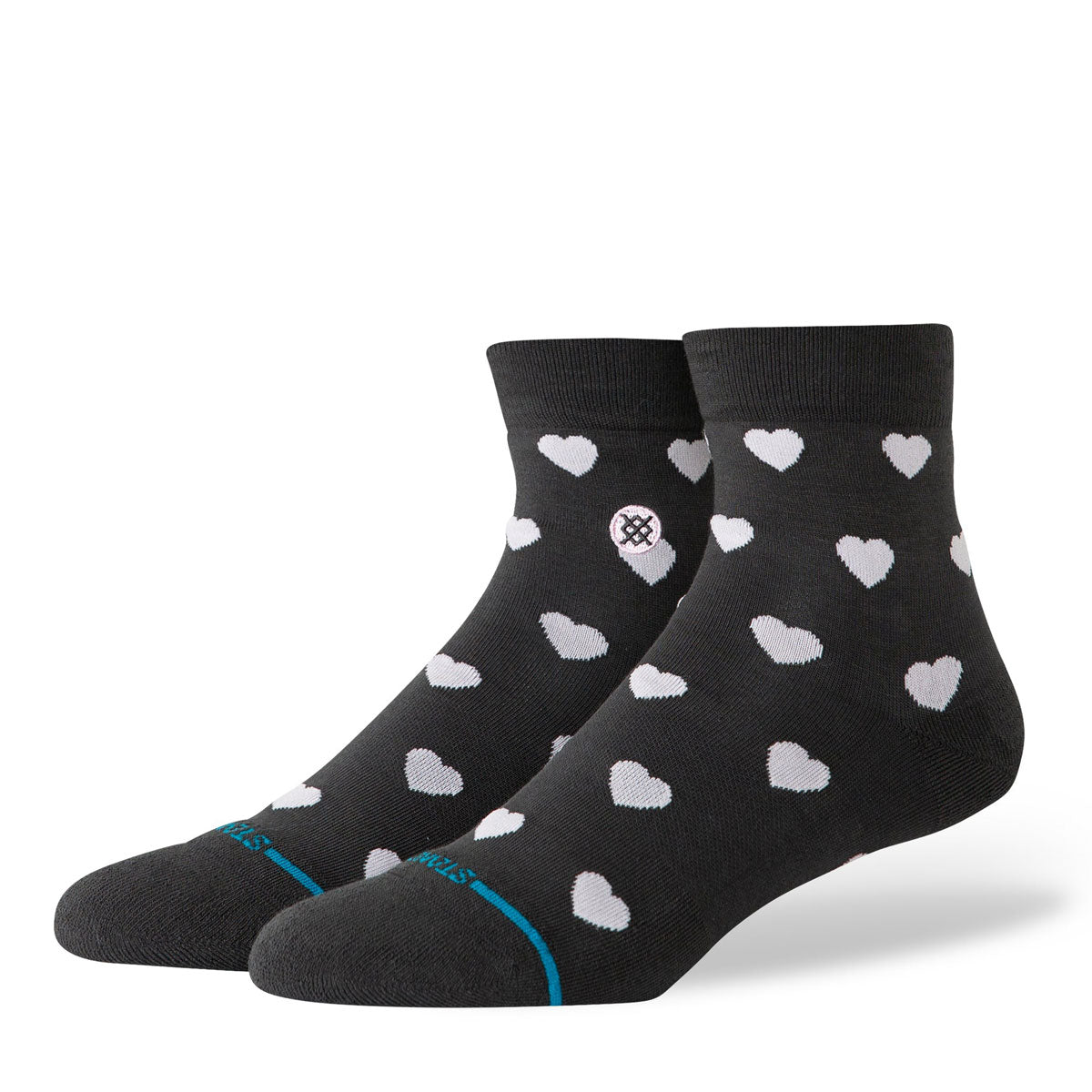 Stance Hearts Lowrider Socks - Charcoal image 1