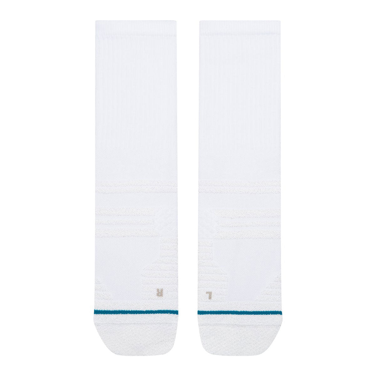 Stance Static Gripper Crew Socks - White image 2
