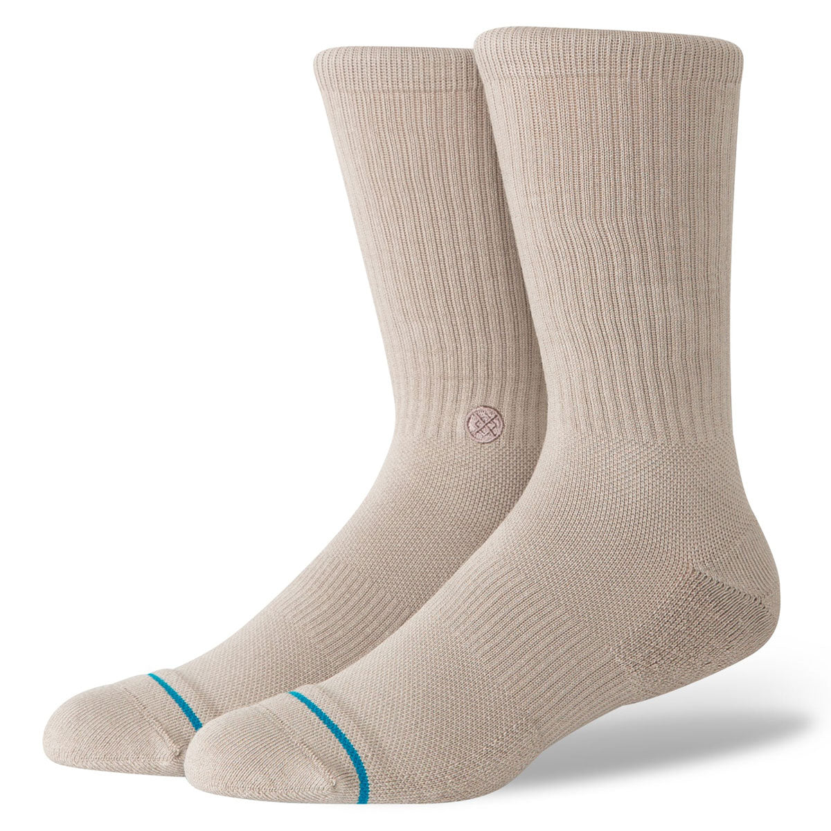 Stance Signature Crew Socks - String Grey image 1