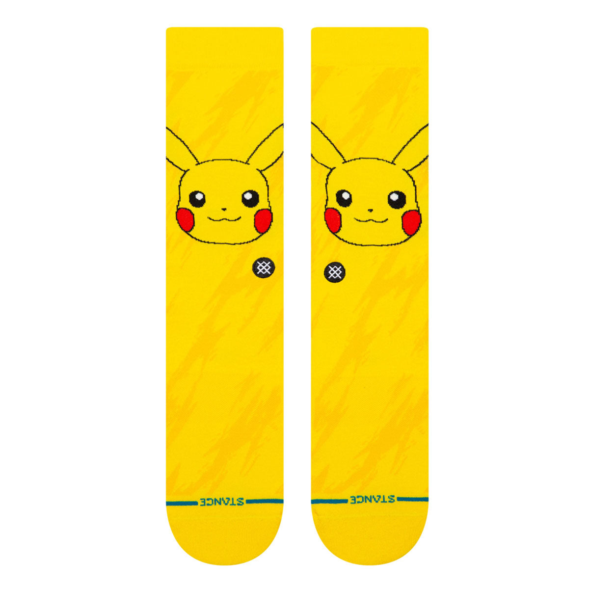Stance Pikachu Bolt Crew Socks - Yellow image 2