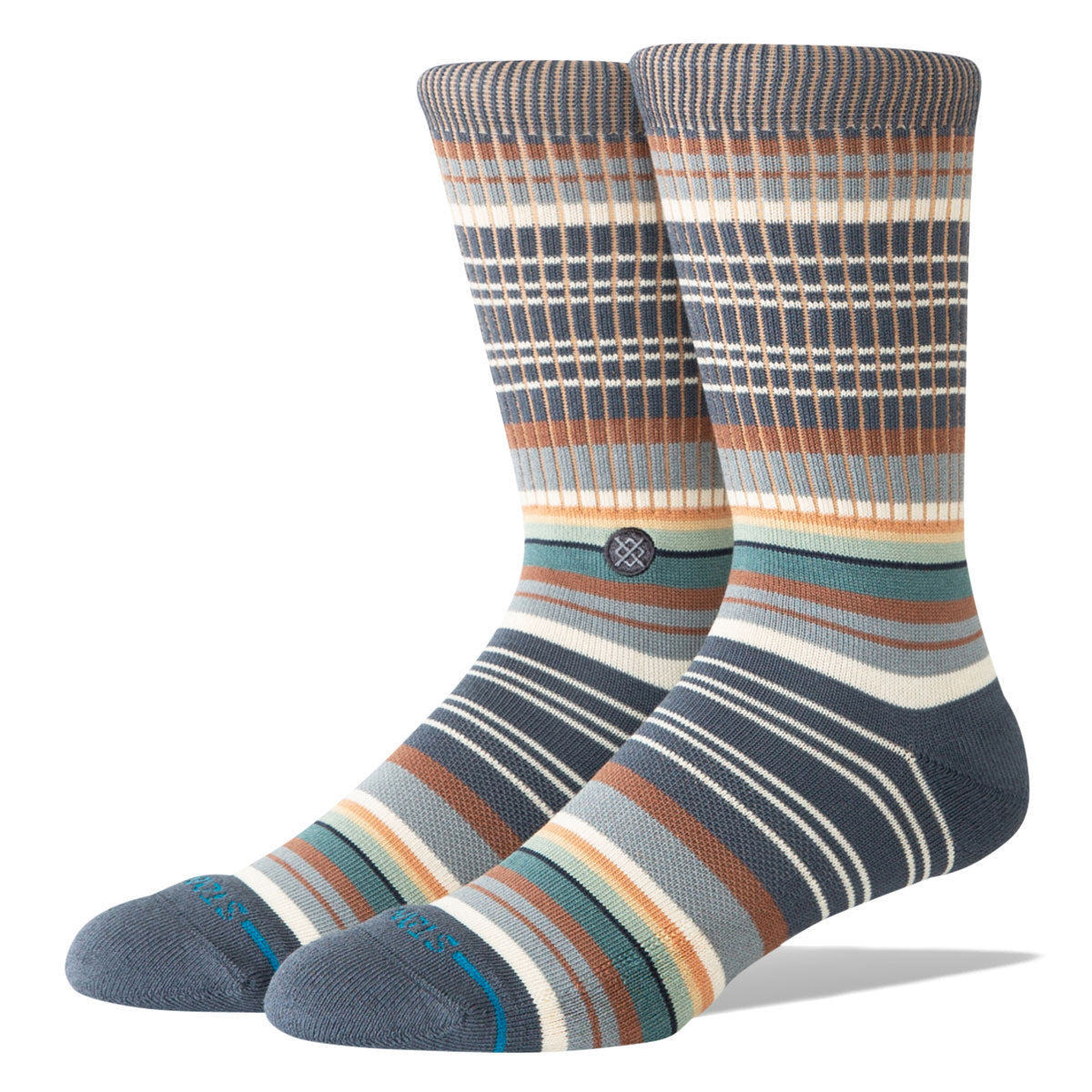 Stance Jorongo Pop Crew Socks - Navy image 1