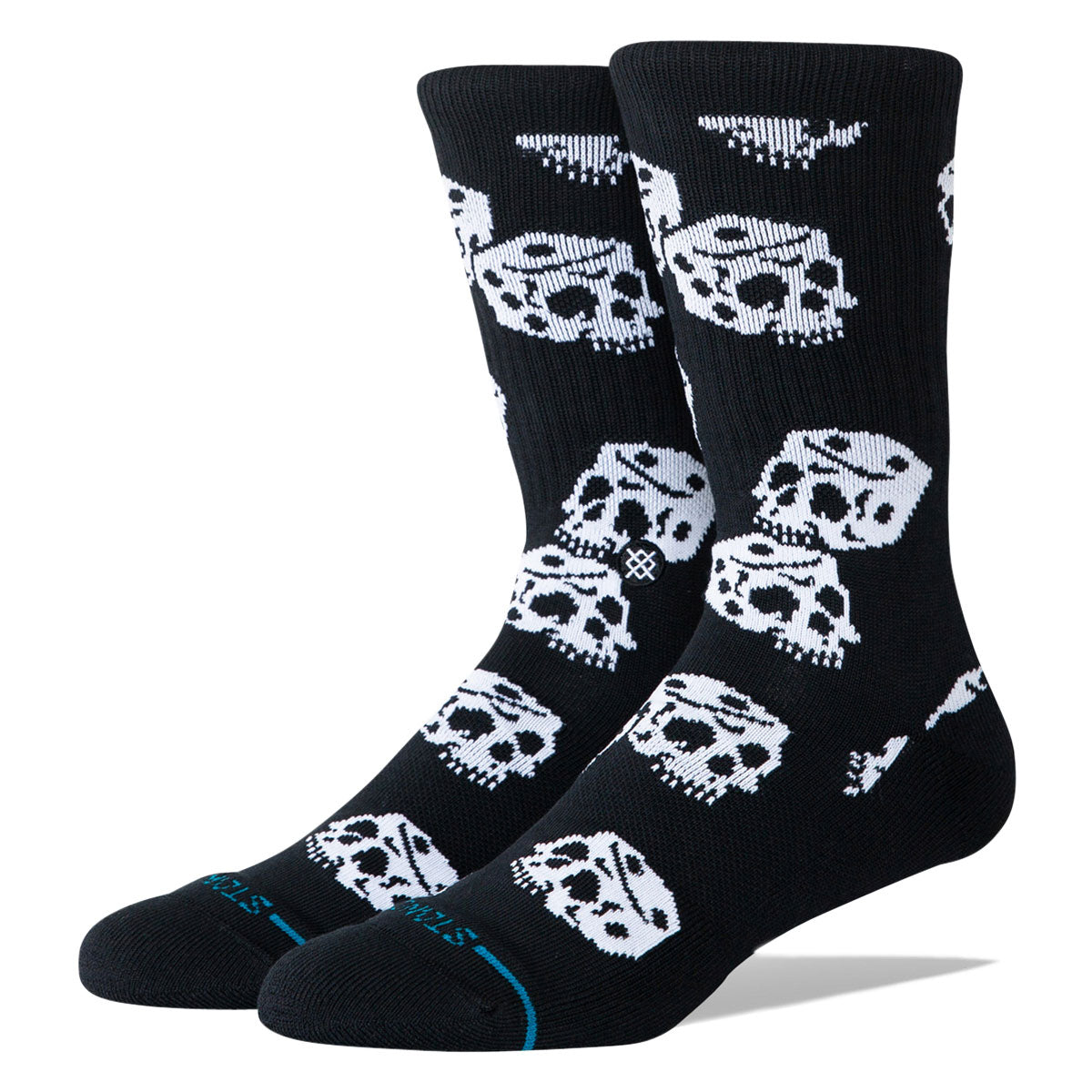 Stance Die Up Crew Socks - Black image 1