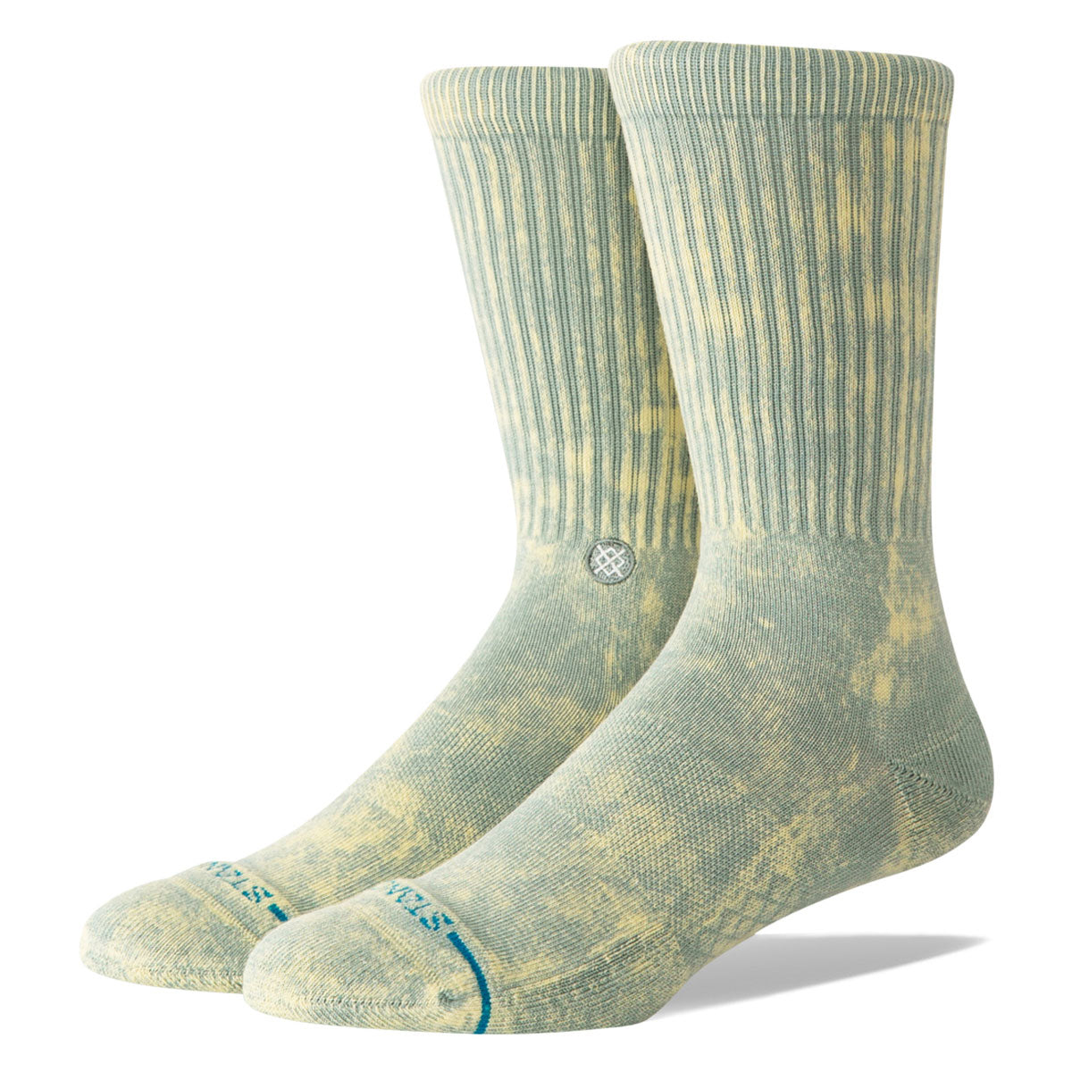 Stance Icon Wash Crew Socks - Iceberg image 1