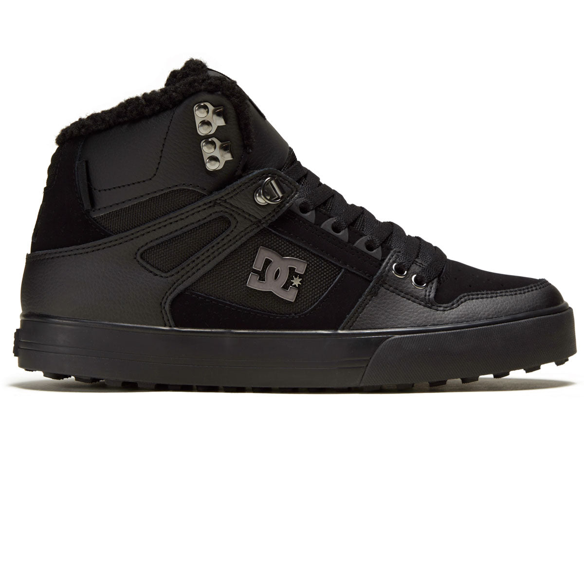 DC Pure High-top Wc Winter Shoes - Black/Black/Black image 1
