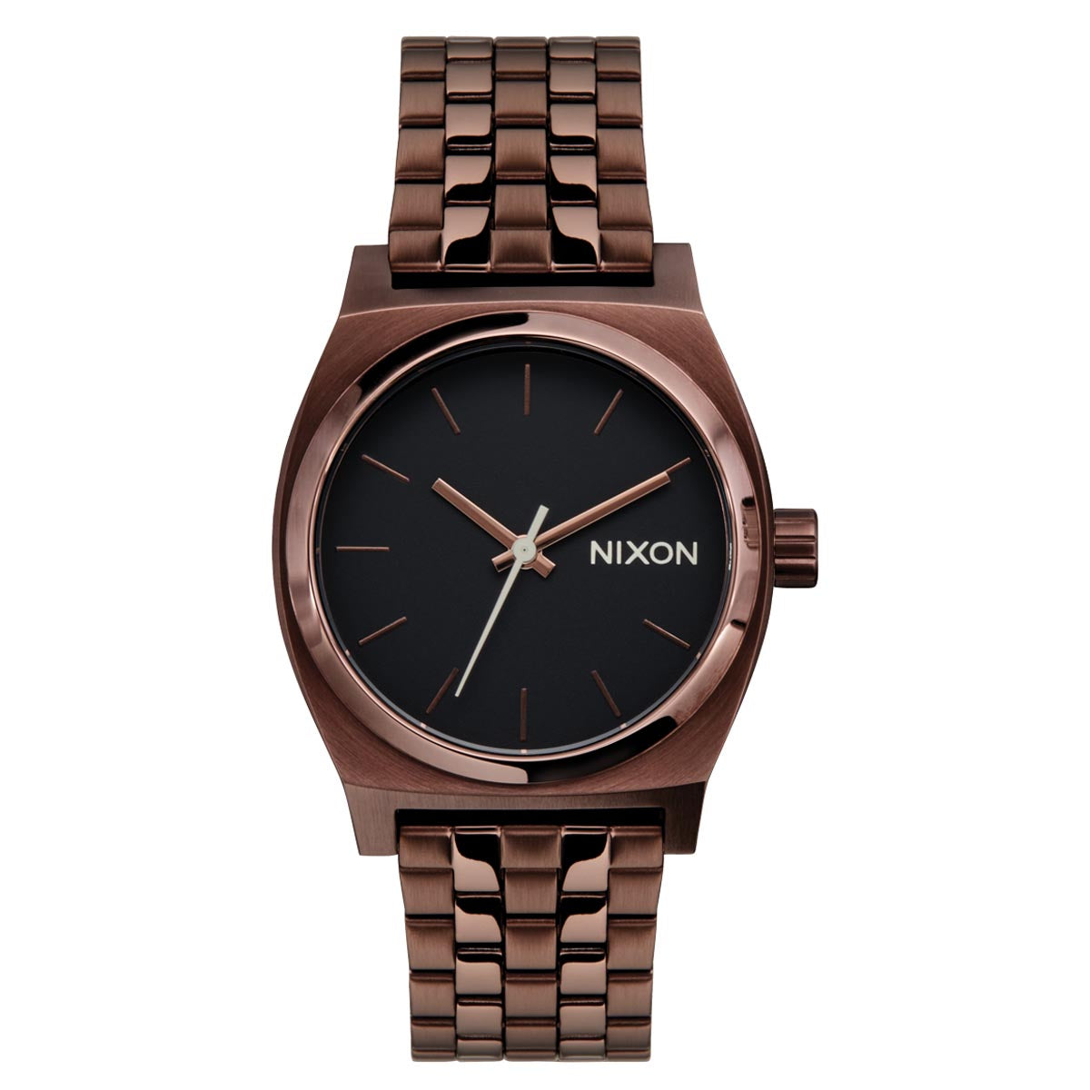 Nixon Medium Time Teller Watch - Chocolate/Black Coffee image 1