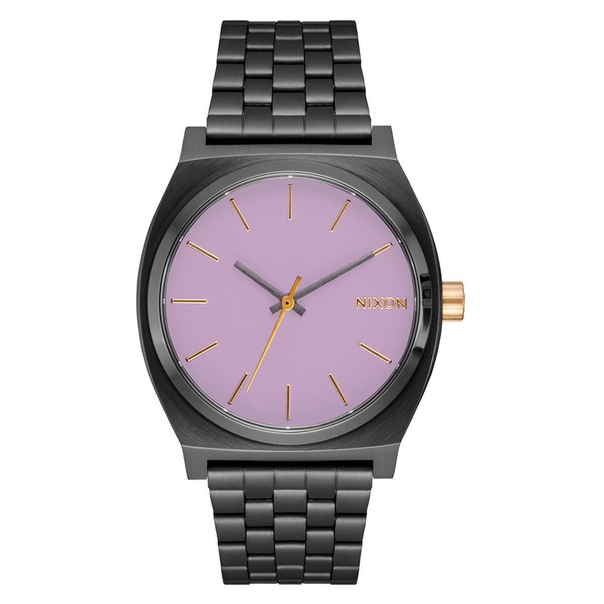 Nixon Medium Time Teller Watch - Gunmetal/Lavender/Gold image 1