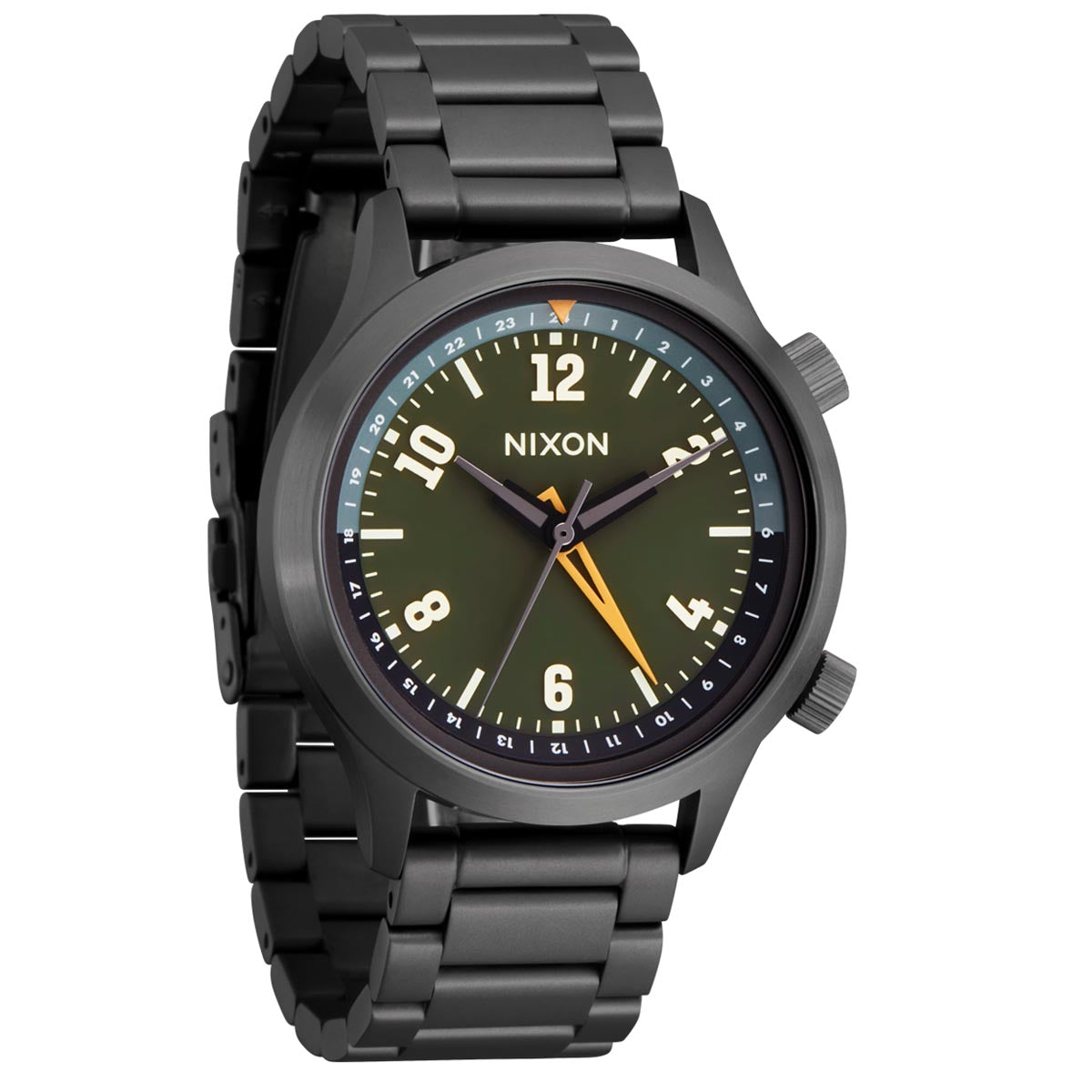 Nixon Drifter 40 Watch - Gunmetal/Kobu Green image 4