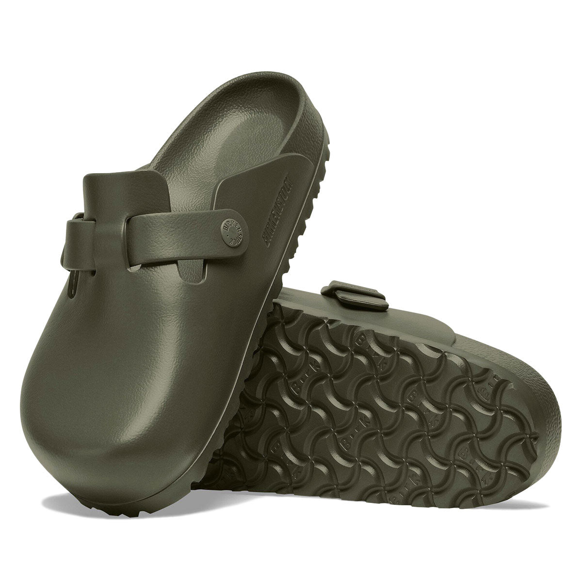 Birkenstock Womens Boston EVA Sandals - Khaki image 4