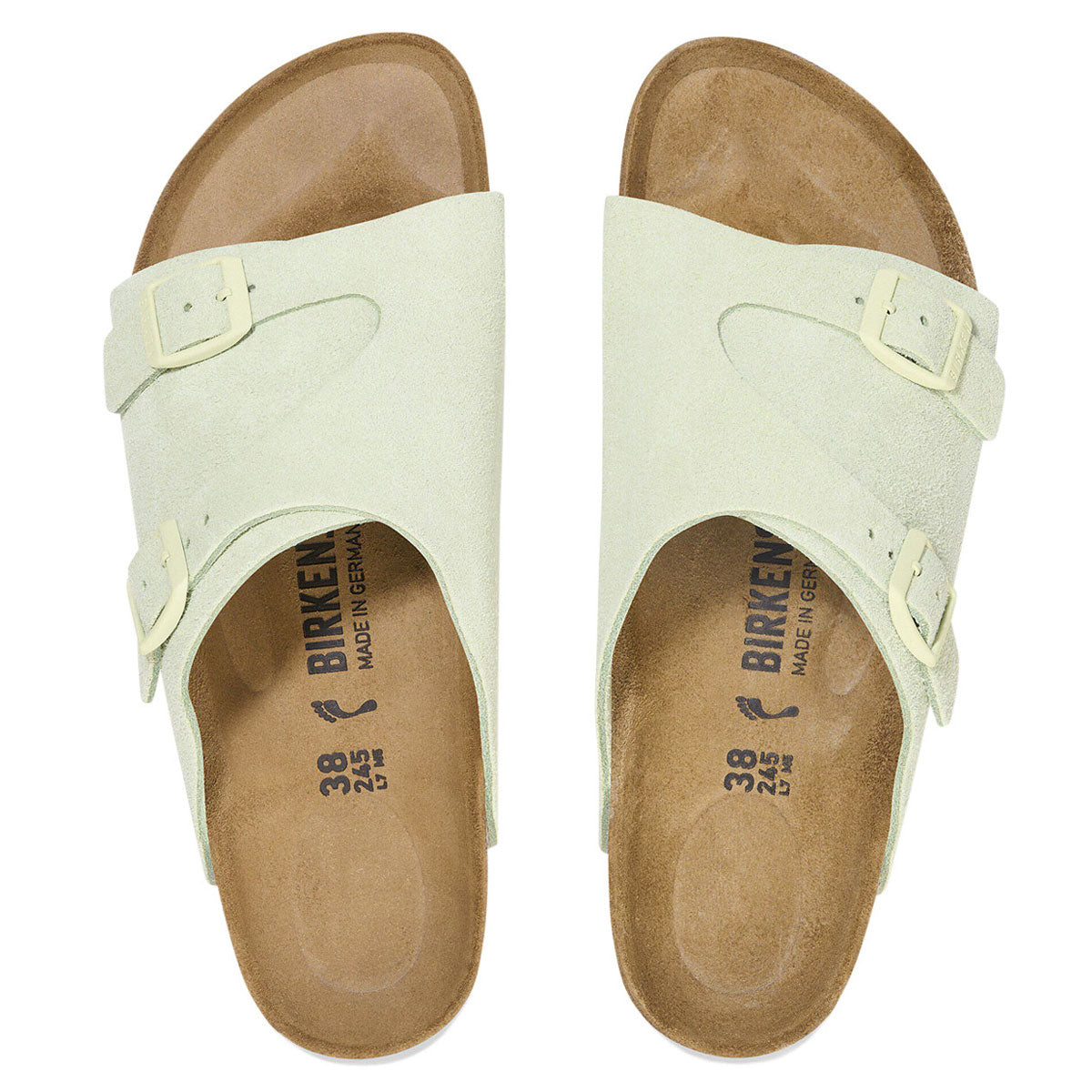 Birkenstock Zurich Sandals - Faded Lime image 3
