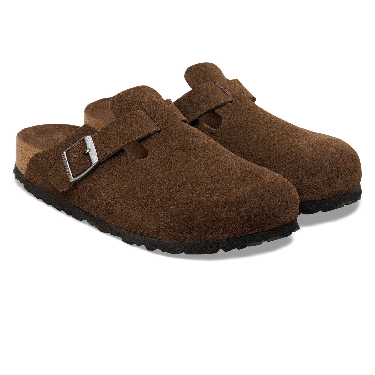 Birkenstock Womens Boston Soft Footbed Sandals - Carafe Suede image 2