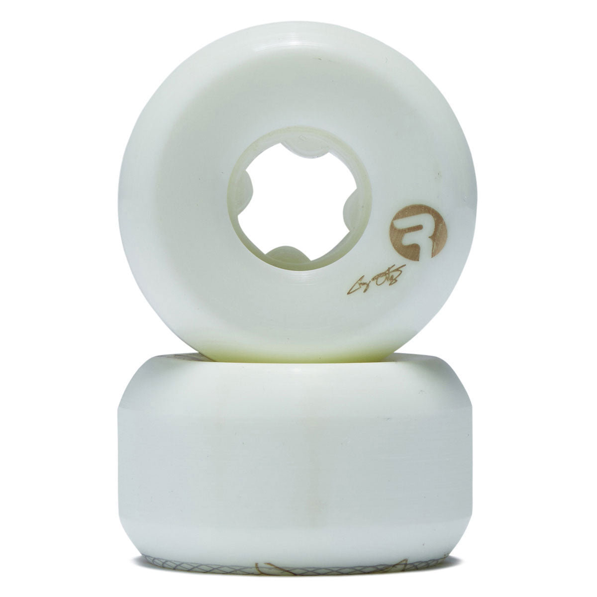 Ricta Ortiz Vortex Naturals Mid 99a Skateboard Wheels - White - 54mm image 2