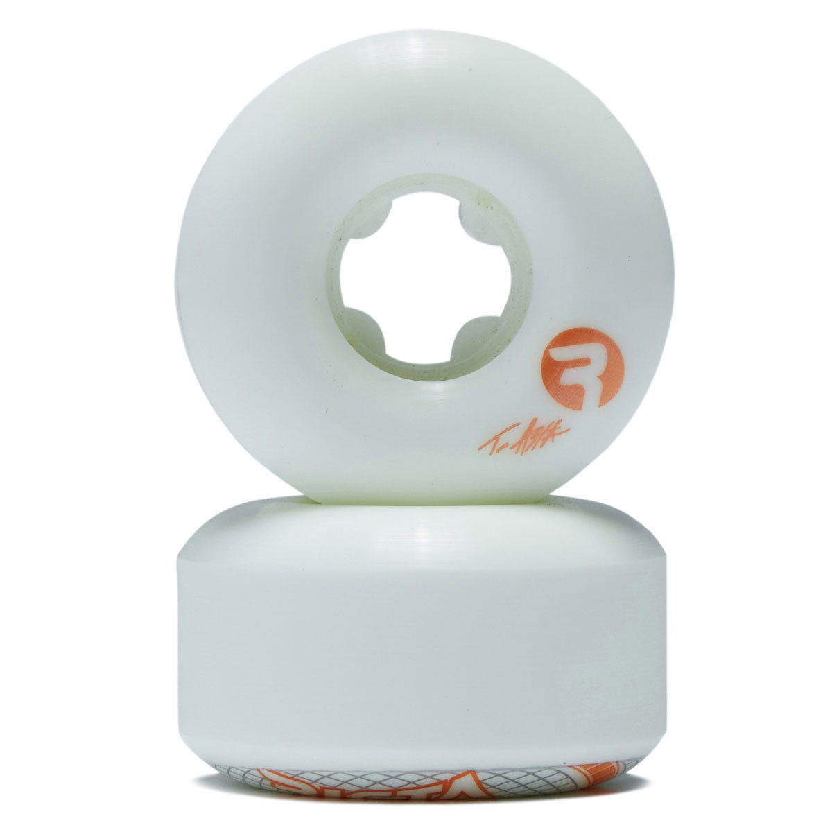 Ricta Asta Vortex Naturals Slim 101a Skateboard Wheels - White - 52mm image 2