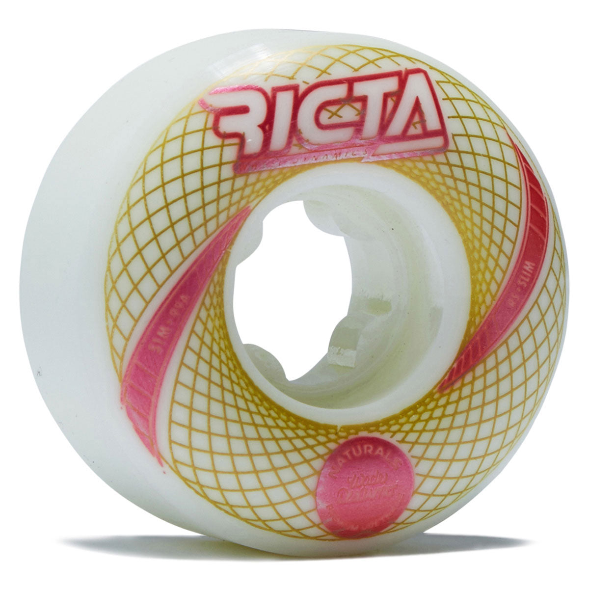 Ricta Desarmo Vortex Naturals Slim 99a Skateboard Wheels - White - 51mm image 1