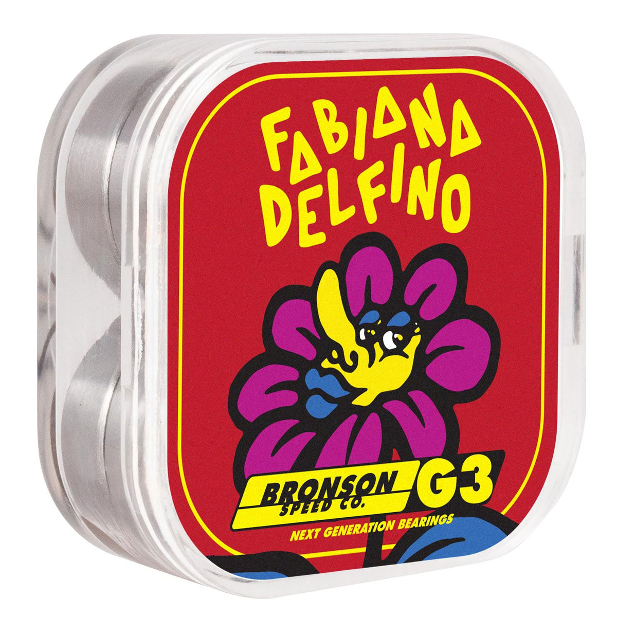 Bronson Fabiana Delfino Pro G3 Bearings - Red image 1