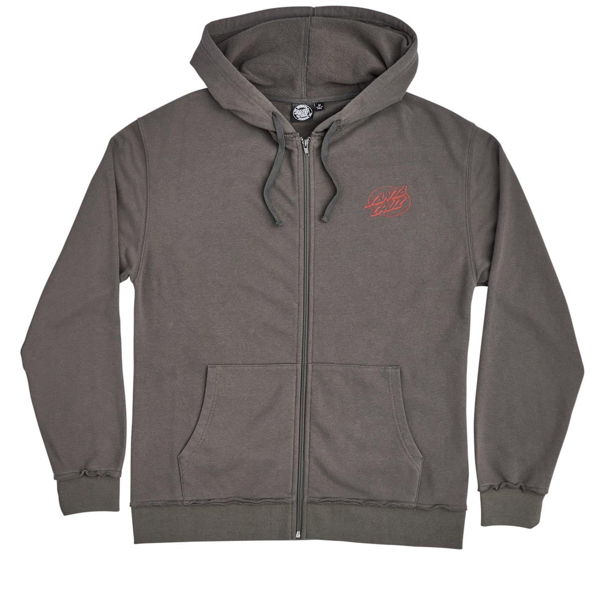 Santa Cruz Winkowski Primeval Zip Up Hoodie - Cement image 2