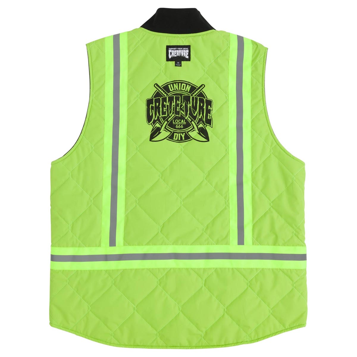 Creature Crete-Ture DIY Vest Jacket - Asphalt/Neon Green image 3