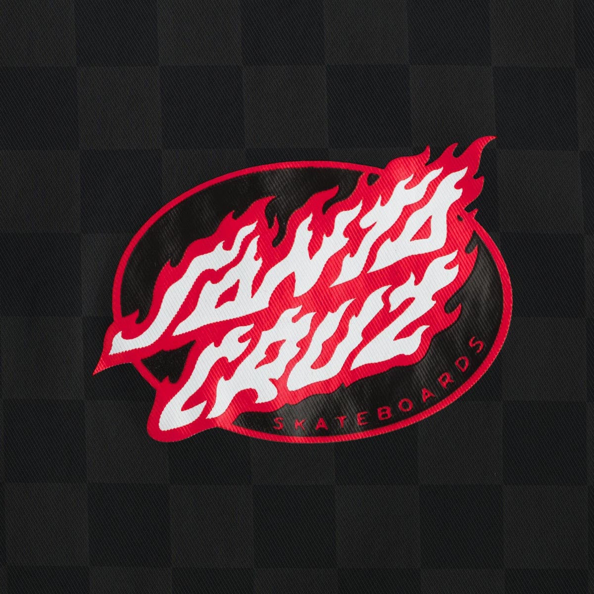 Santa Cruz Igniter Hoodie - Black/Black Checker image 3