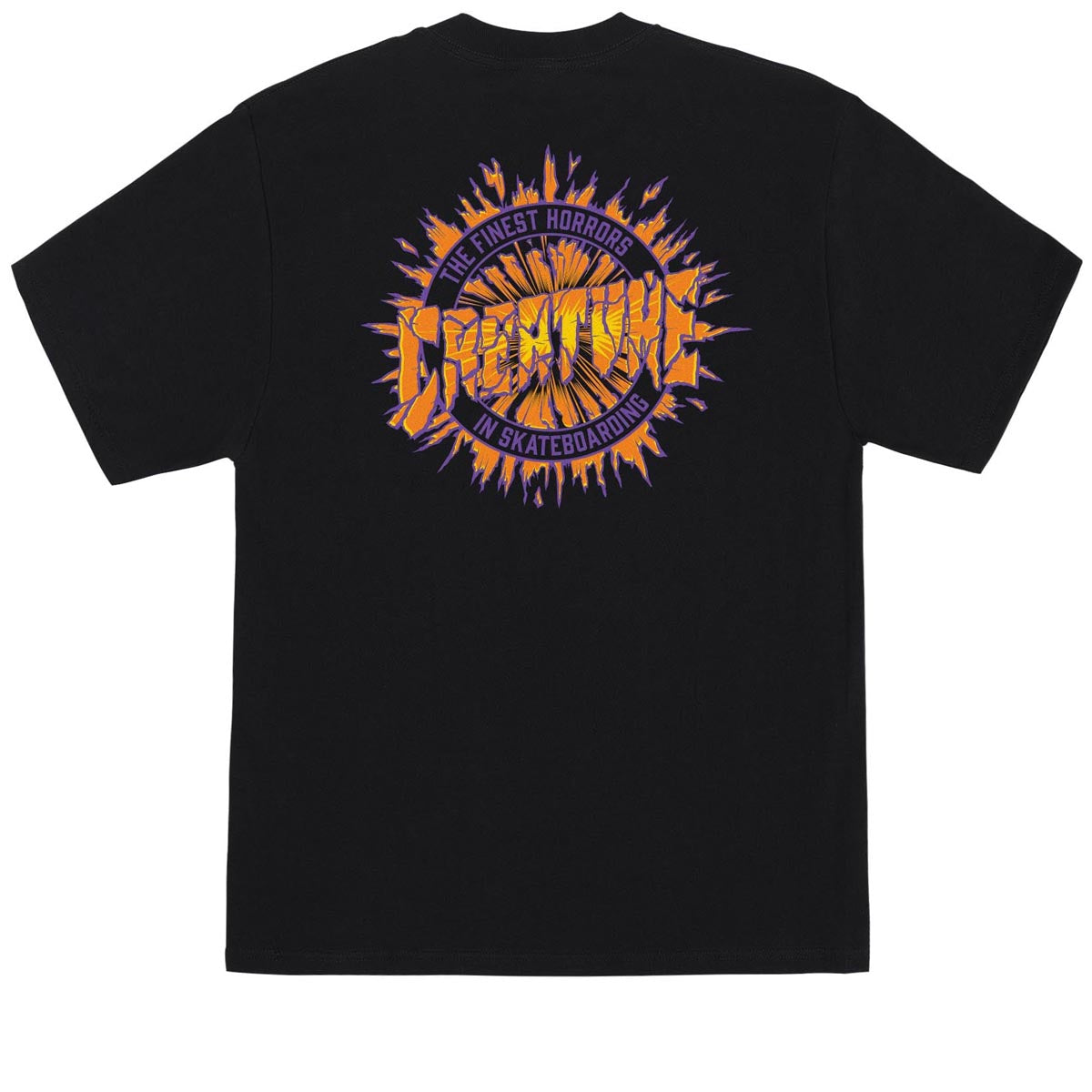 Creature Finest Shatter T-Shirt - Black image 1