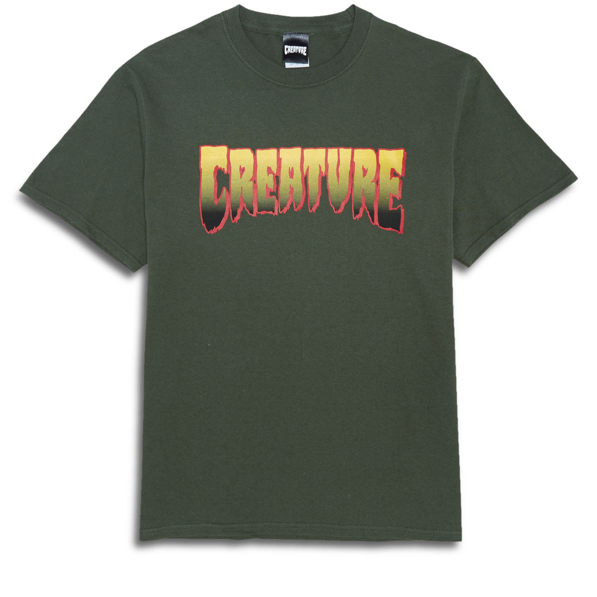 Creature Logo T-Shirt - Olive image 1