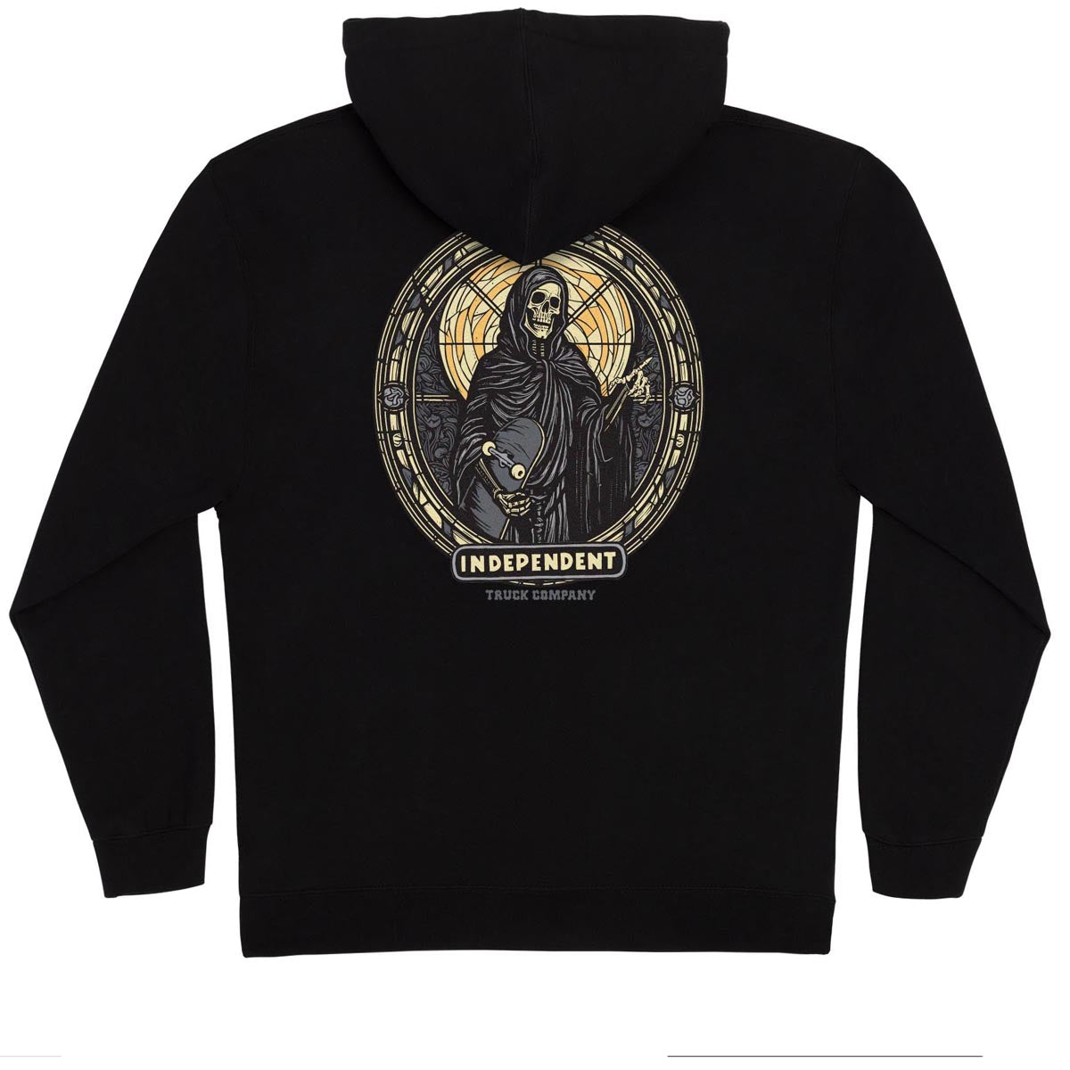 Independent ITC Stained Zip Up Hoodie - Black image 1