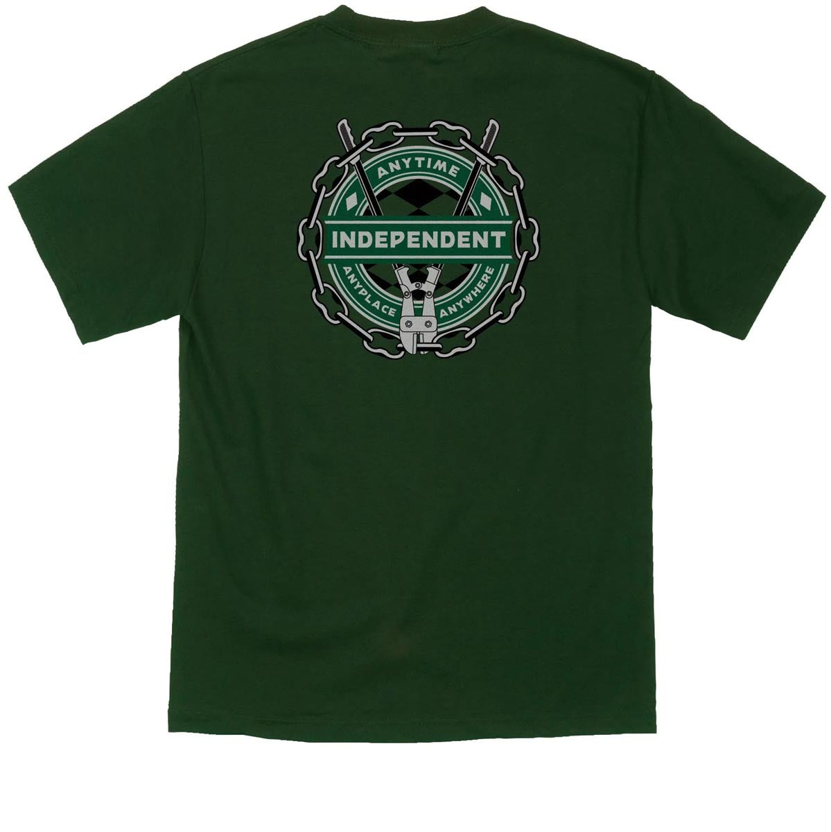 Independent Anytime Anywhere Chain T-Shirt - Forest image 1