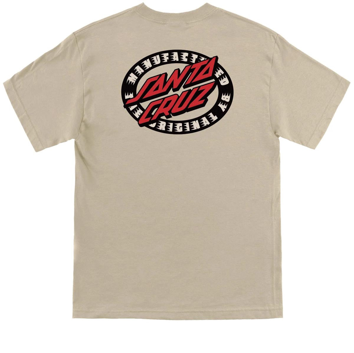 Santa Cruz MFG Oval Dot T-Shirt - Light Sand image 1