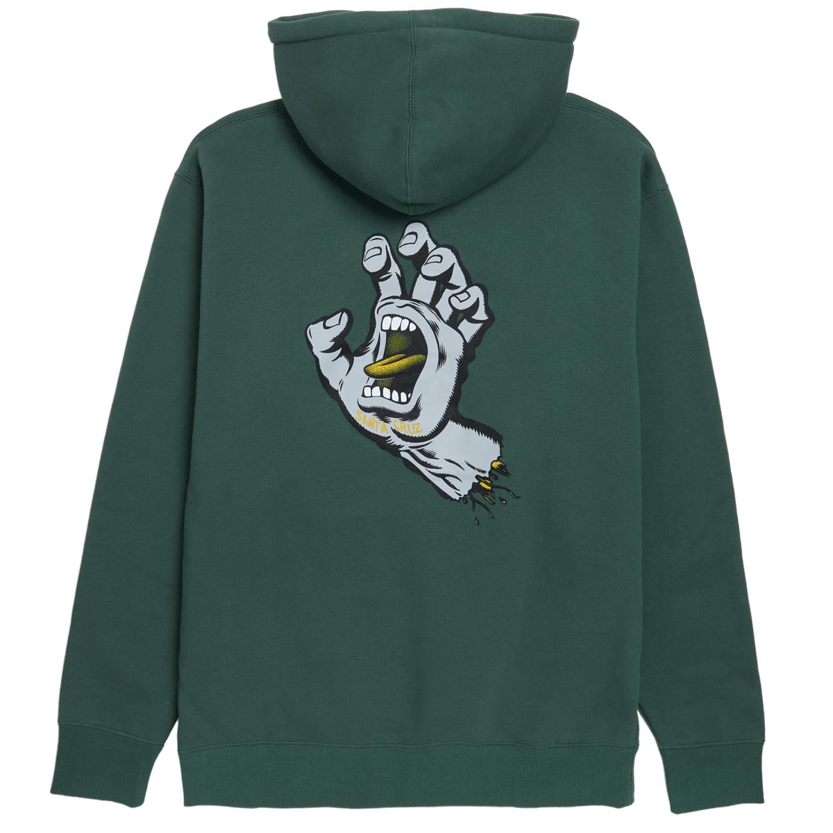 Santa Cruz Screaming Hand Hoodie - Alpine Green/Grey/Gold image 2