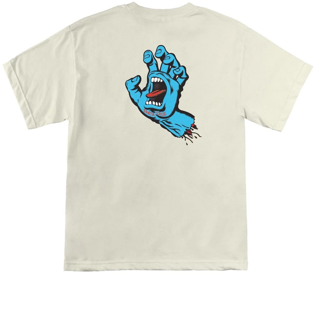 Santa Cruz Screaming Hand T-Shirt - Cream image 2