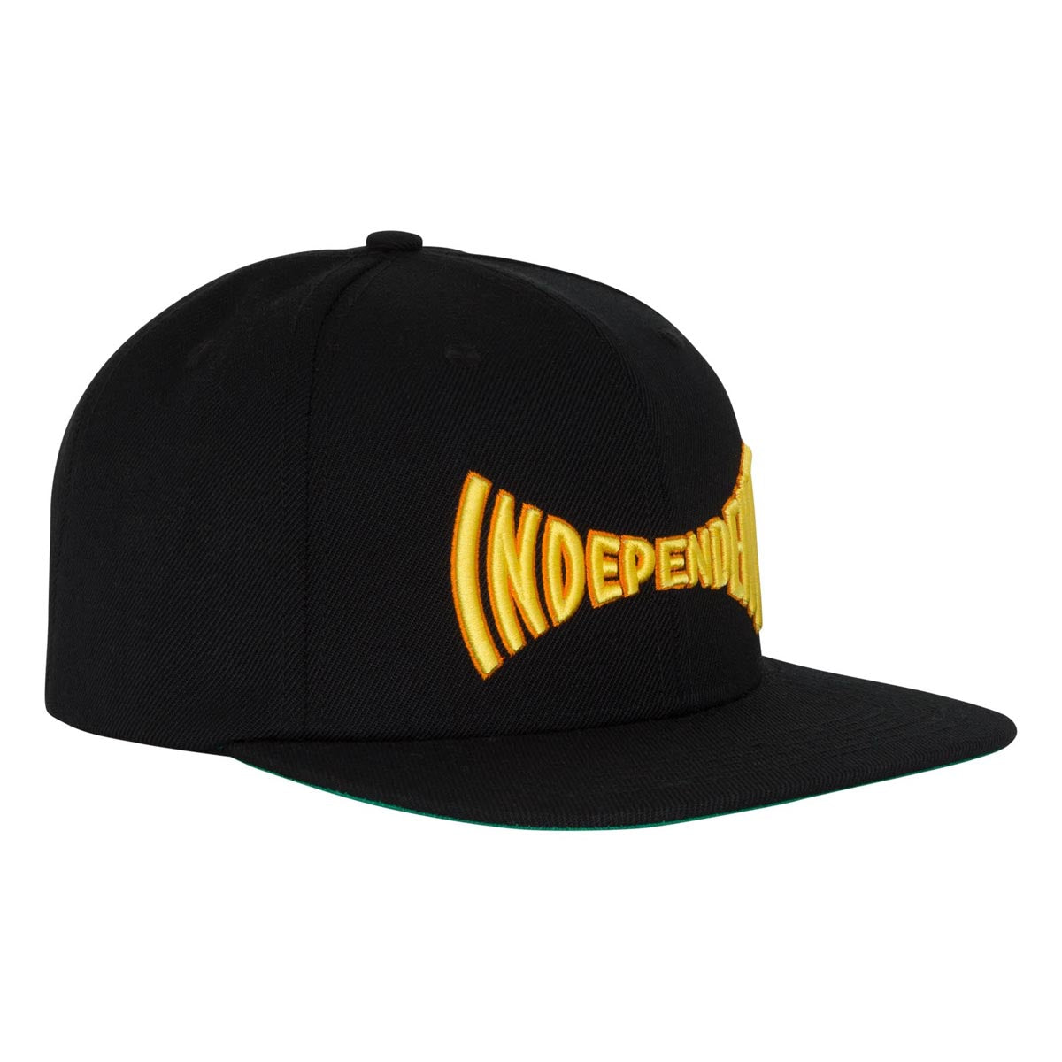 Independent Spanning Snapback Structured Hat - Black image 3