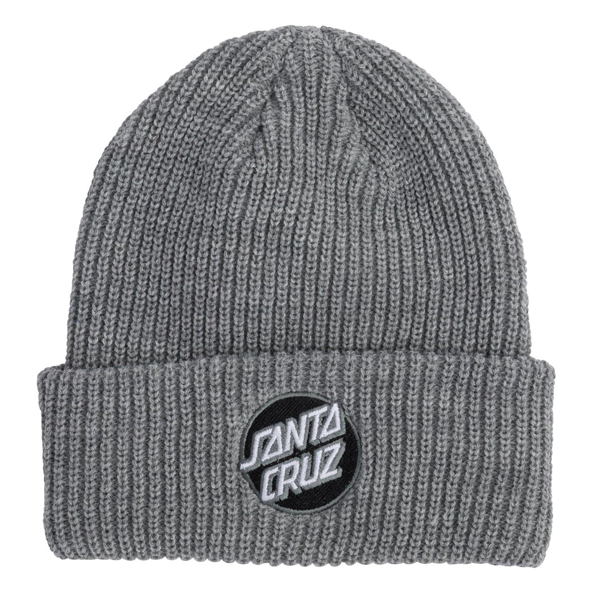 Santa Cruz Other Dot Long Shoreman Beanie - Heather Grey image 1