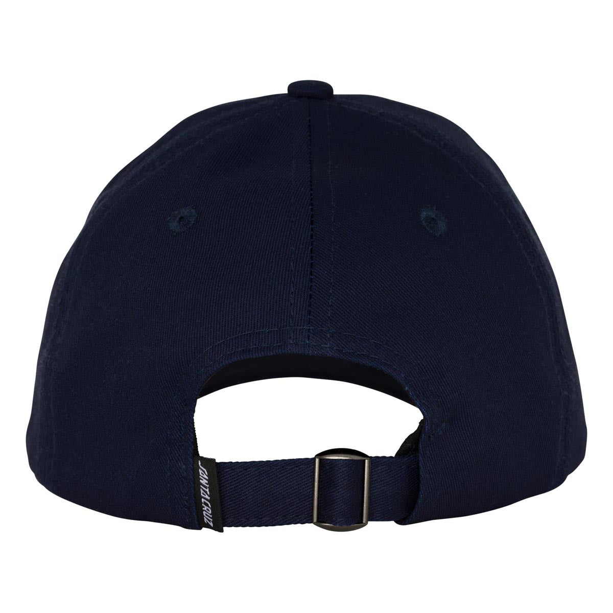 Santa Cruz True Oval Flame Dot Dad Strapback Hat - Navy image 2