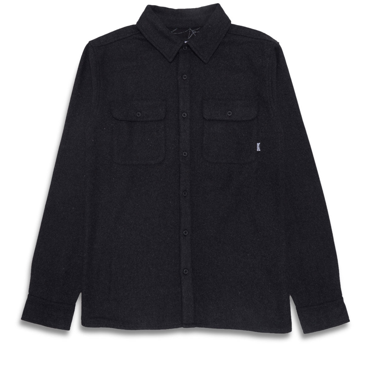 Creature Web Flannel Shirt - Black Heather image 1