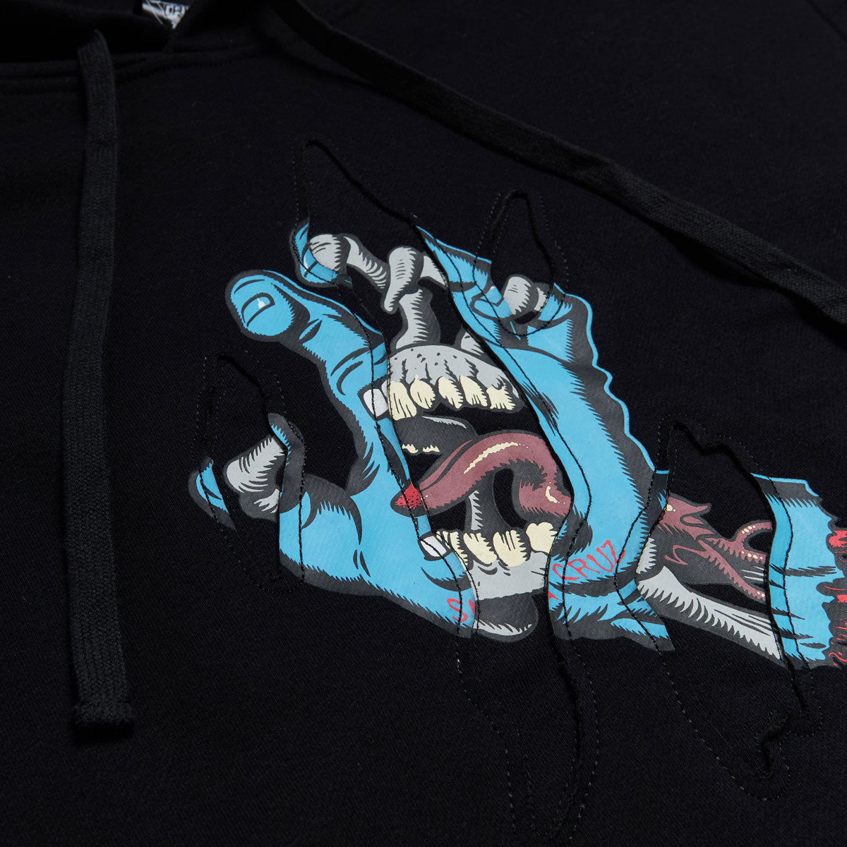 Santa Cruz Torn Hand Hoodie - Black image 2