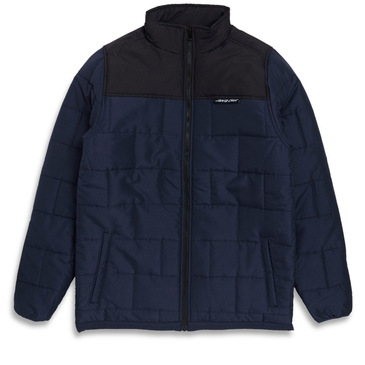 Santa Cruz Brickwork Quilted Jacket - Black/Blue image 1