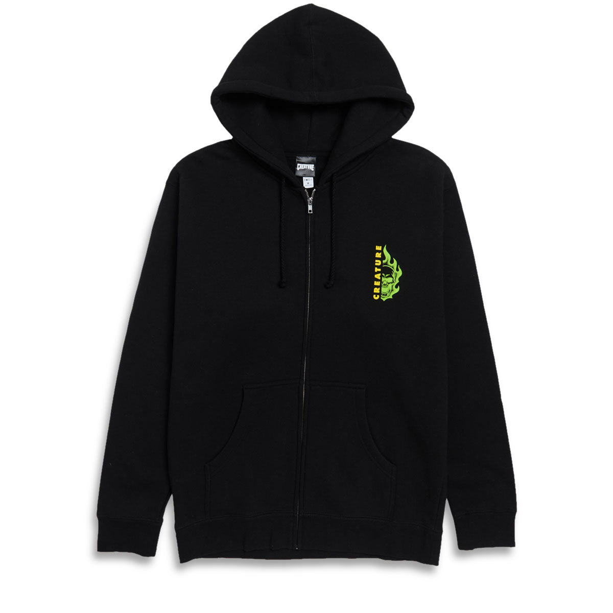 Creature Vortex Zip Hoodie - Black image 1