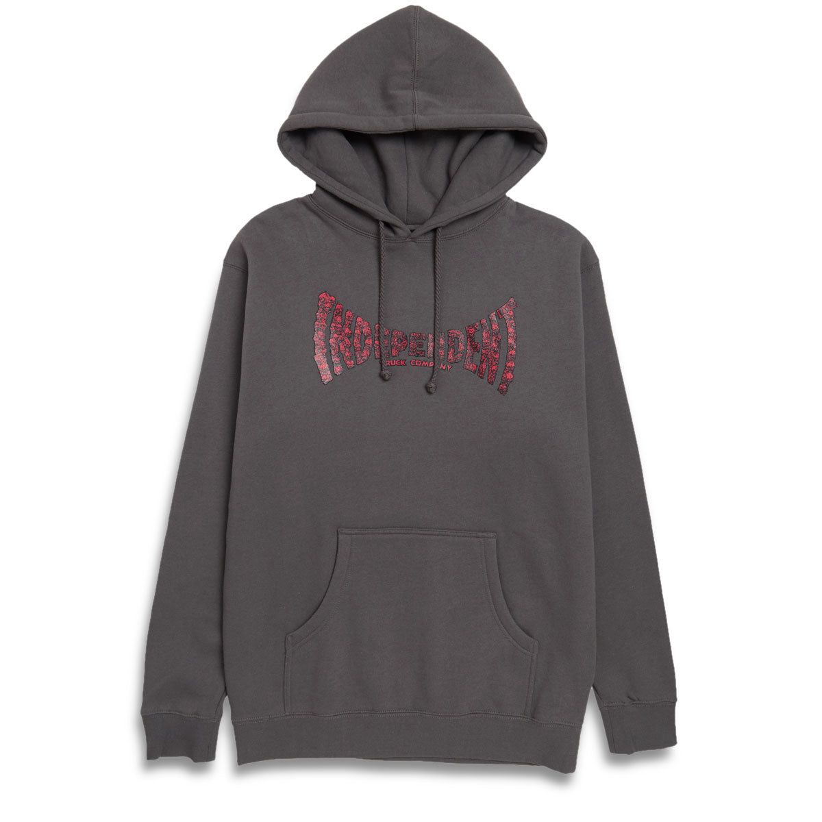 Independent Skull Span Hoodie - Charcoal image 1