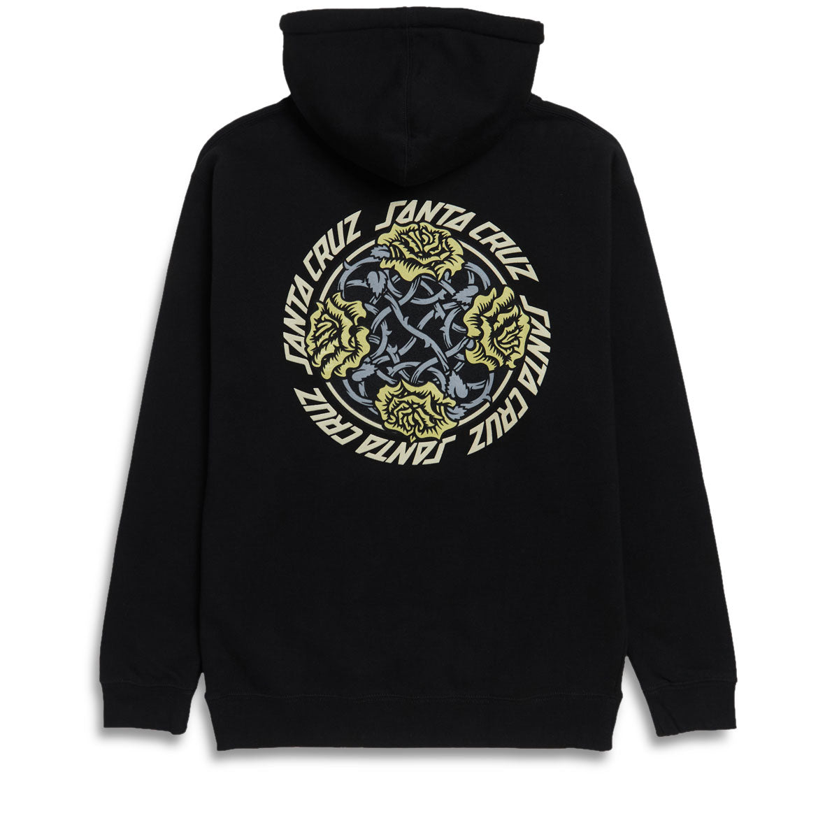 Santa Cruz Dressen Rose Solo Center Hoodie - Black image 2