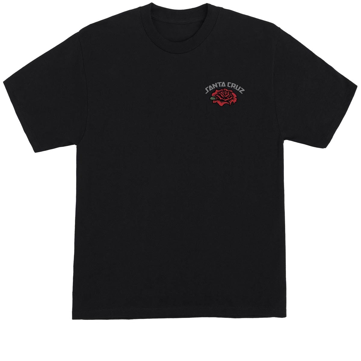 Santa Cruz Dressen Rose Solo T-Shirt - Black image 2