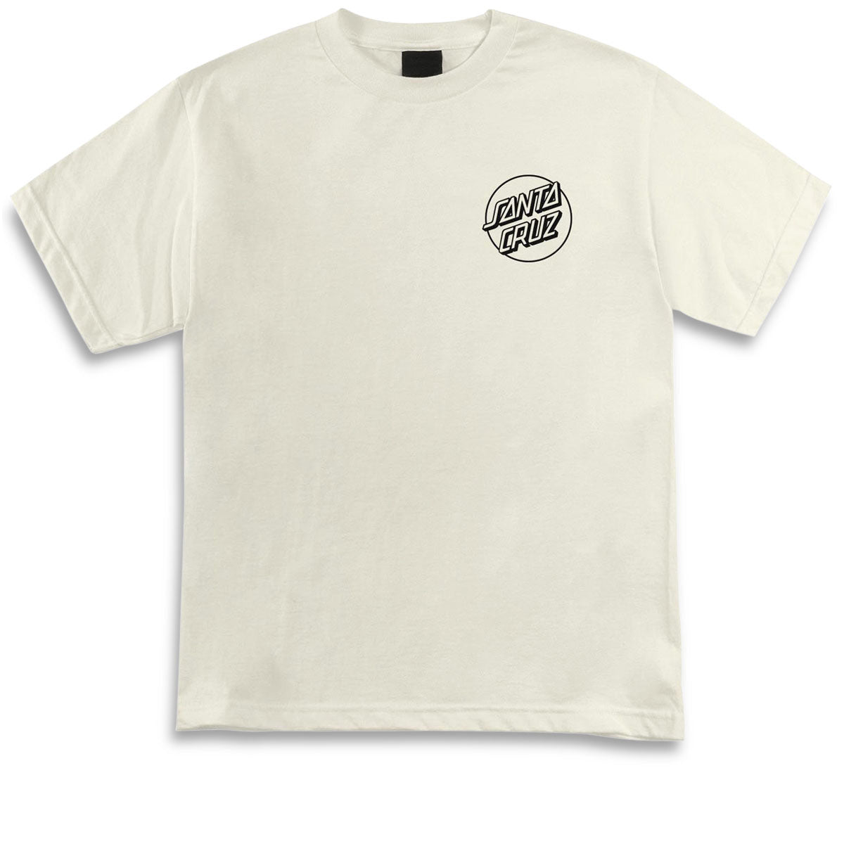 Santa Cruz Opus Dot T-Shirt - Cream/Black image 1