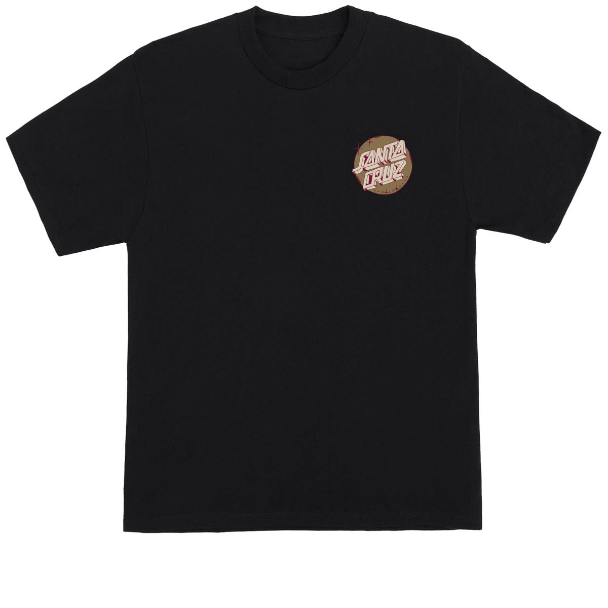 Santa Cruz Scrawl Brick Dot T-Shirt - Black image 2