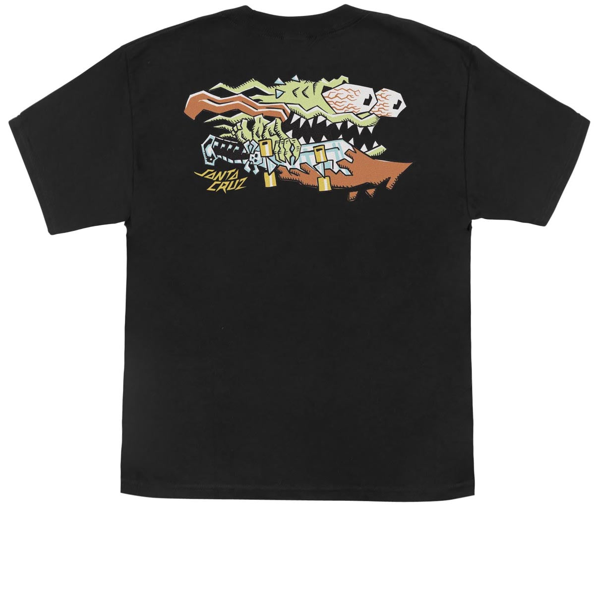 Santa Cruz Meek Scratched Slasher T-Shirt - Black image 1