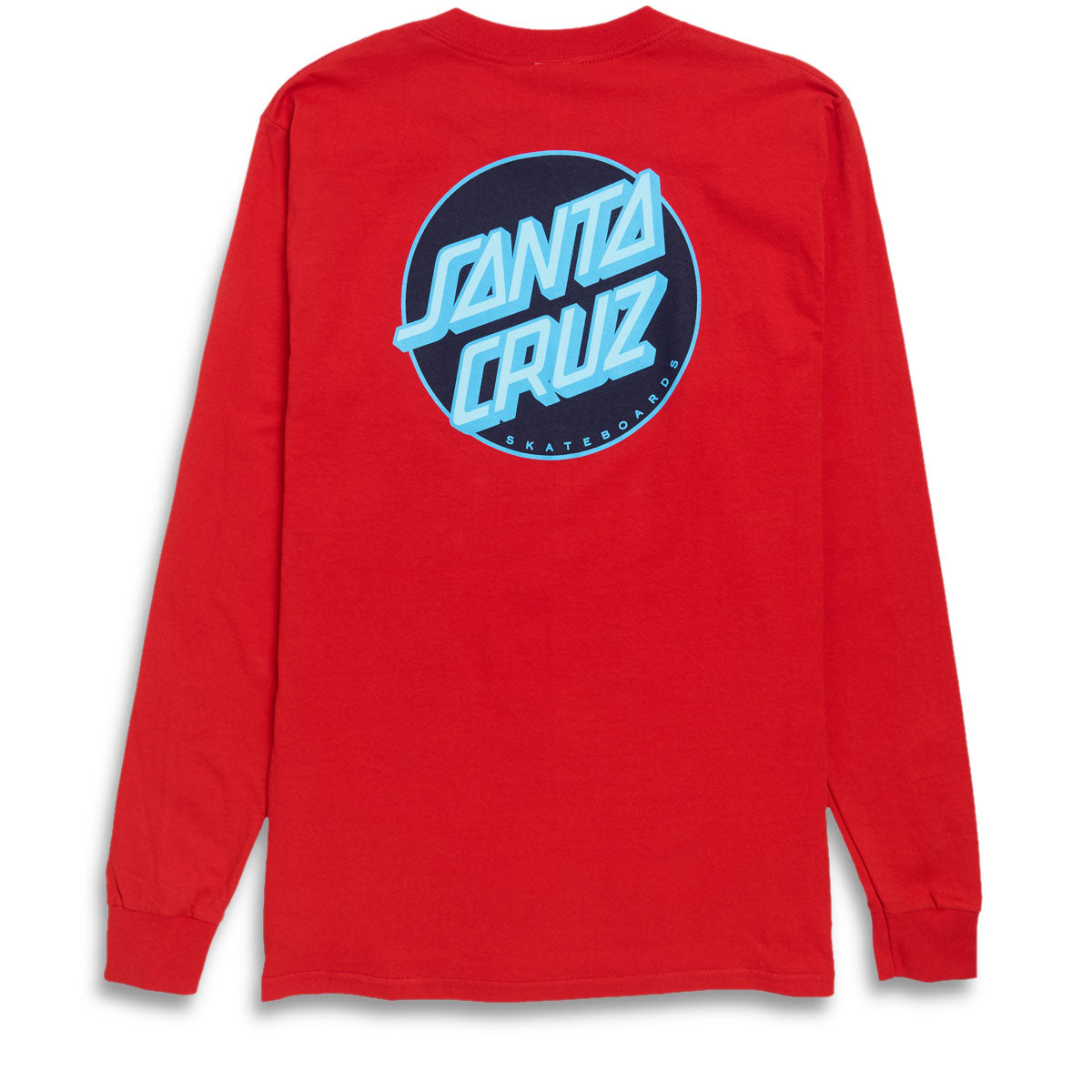 Santa Cruz Other Dot Long Sleeve T-Shirt - Fuji Red/Black/Blue image 2