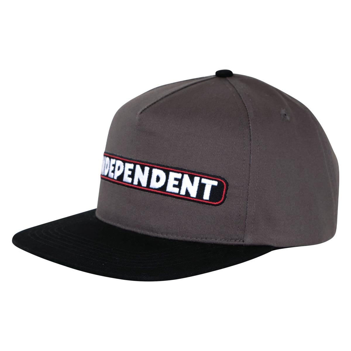 Independent BTG Speed Bar Snapback Hat - Charcoal/Black image 1